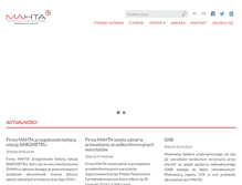 Tablet Screenshot of mahta.pl